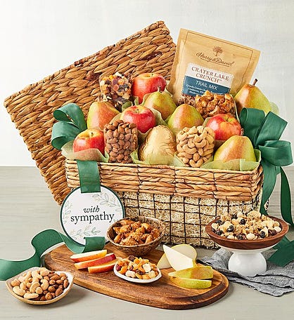 Sympathy Orchard Gift Basket